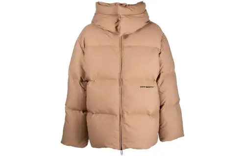 OFF-WHITE Race canvas down padded jacket