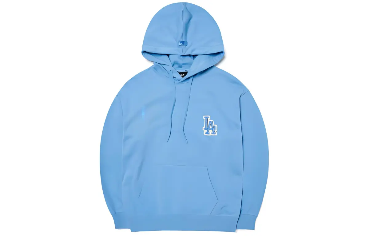MLB Sweatshirts Unisex Blue Hooded Moderate Regular