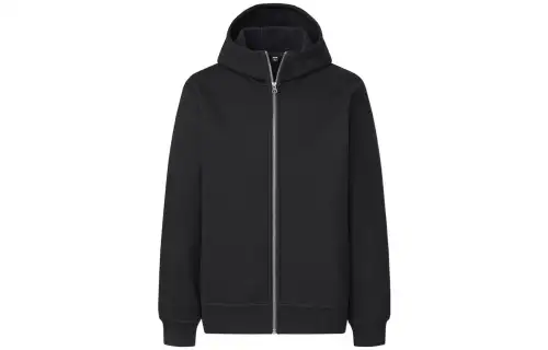UNIQLO Jackets Men's Black Hooded Moderate Other