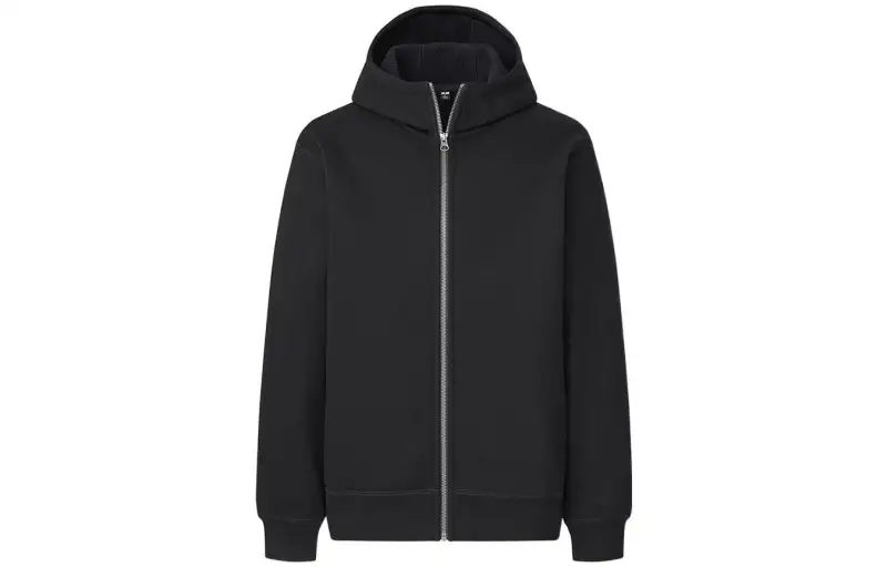 UNIQLO Jackets Men's Black Hooded Moderate Other
