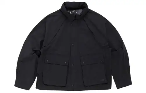 New Balance Jackets Unisex Black Hooded Moderate Other
