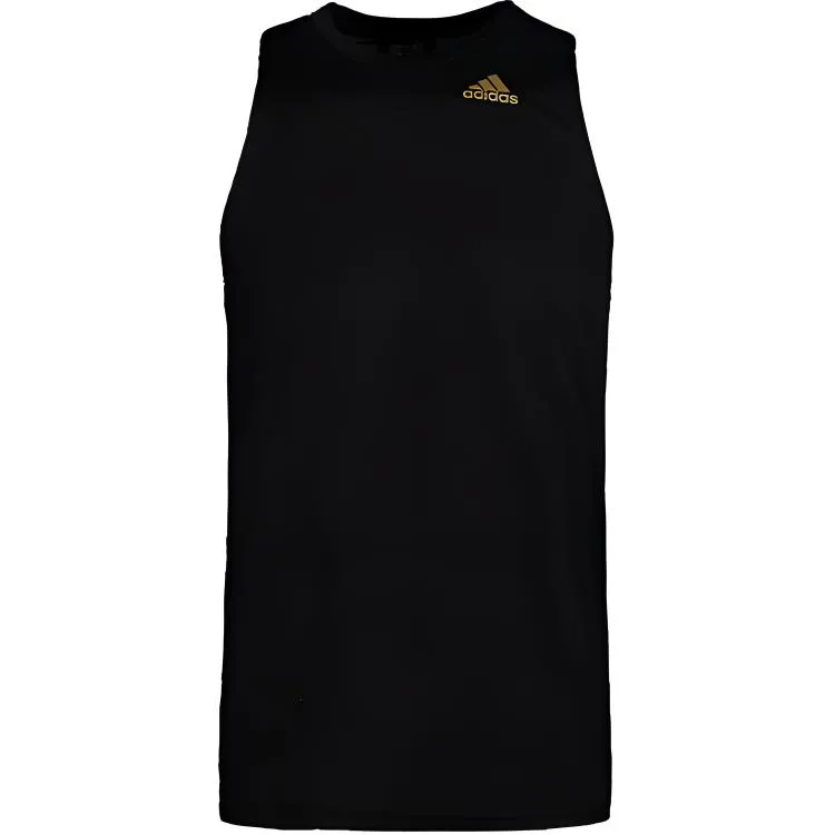 Adidas Tank Tops Men's Black Crew Neck Moderate Other