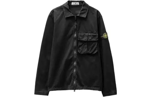 STONE ISLAND Jackets & Coats Men's Black