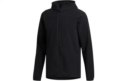 Adidas Jackets Men's Black Hooded Moderate Other