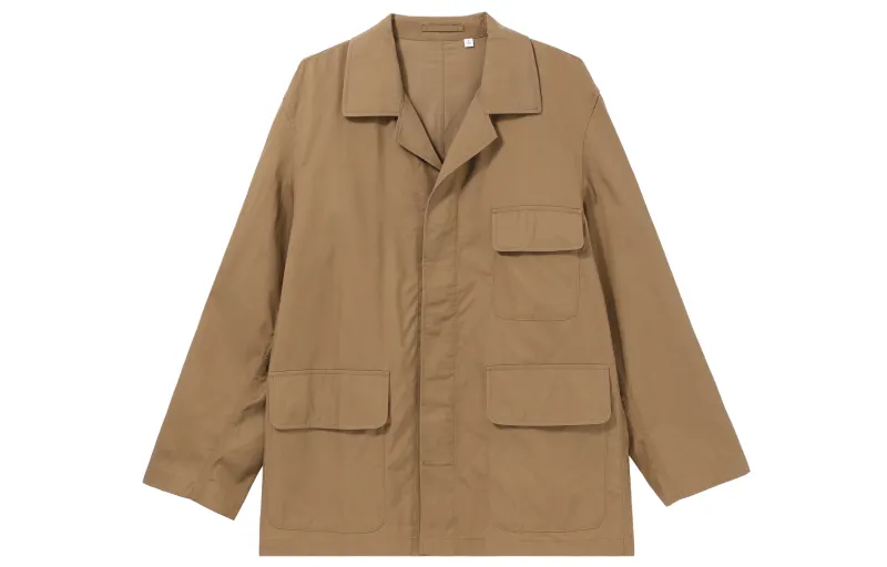 UNIQLO Jackets Men's Brown Lapel Moderate Other