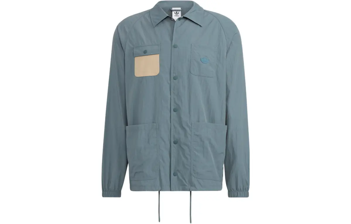 Adidas Originals Adidas Originals X CHARR Jackets Unisex Blue Lapel Moderate Workwear