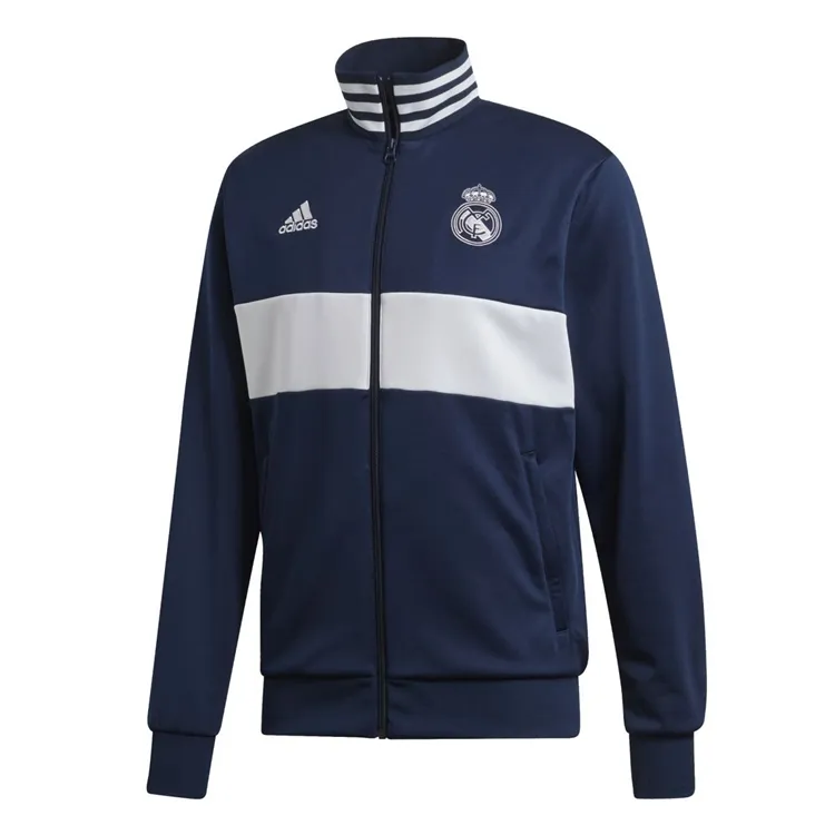 Adidas Jackets Men's Navy Blue Stand Collar Moderate Other