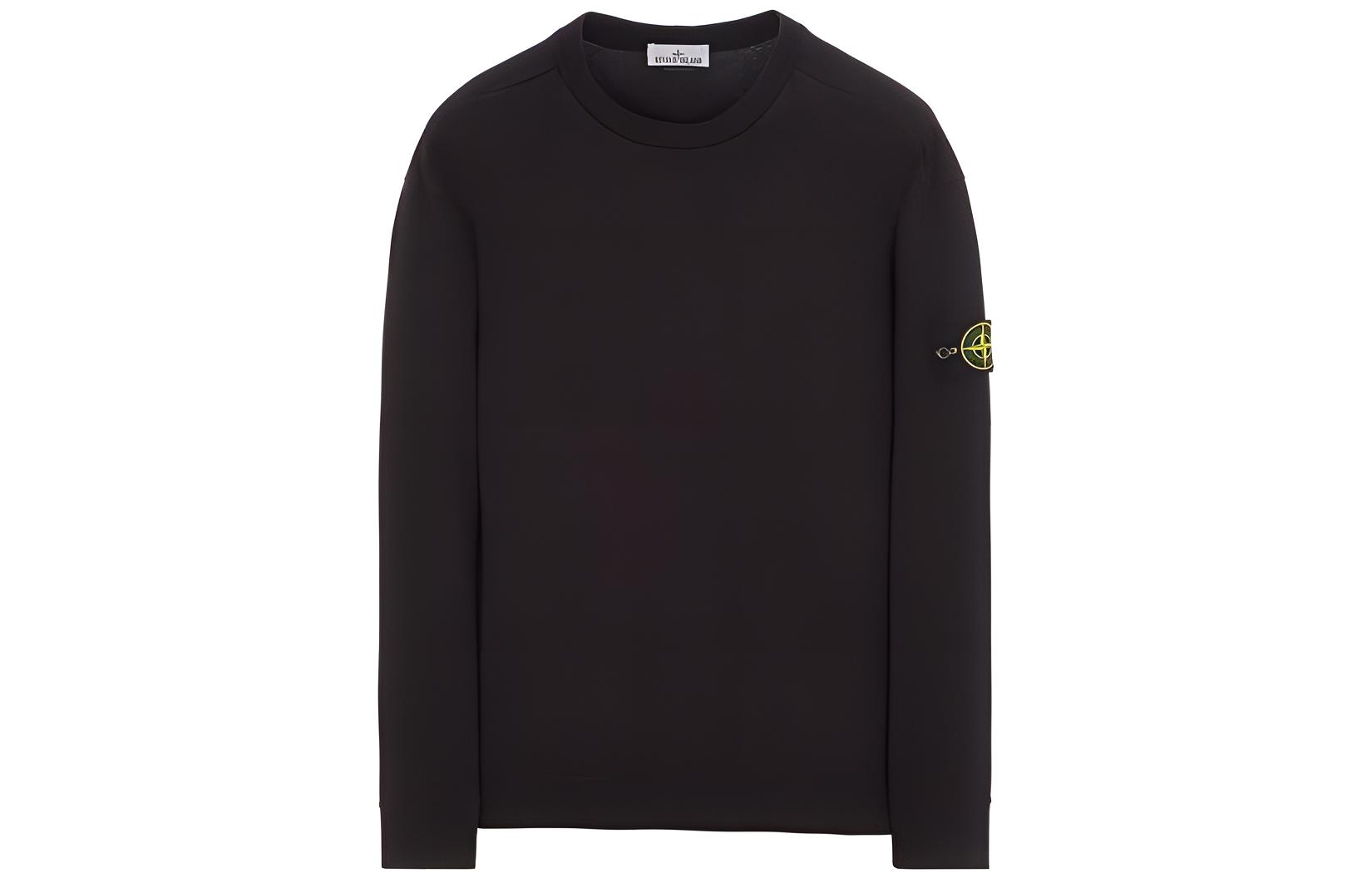 STONE ISLAND 63020 Brushed Cotton Fleece Crewneck Sweater