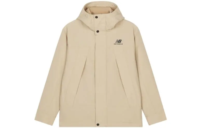 New Balance Jackets Men's Khaki Hooded Moderate Other