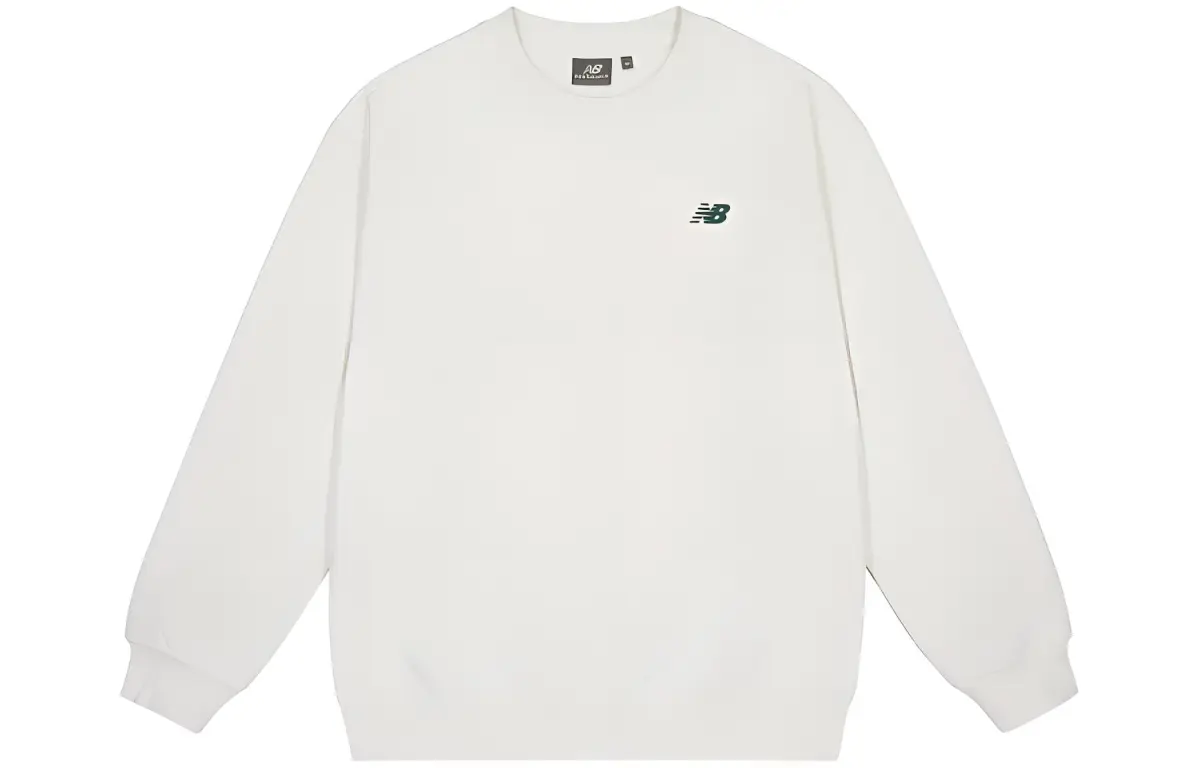 New Balance Sweatshirts Men's White Crew Neck Moderate Other