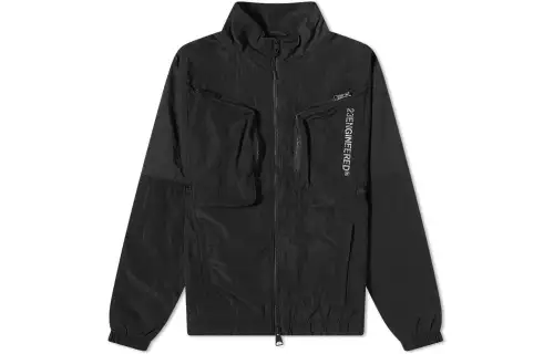 Jordan Jackets Men's Black Stand Collar Moderate