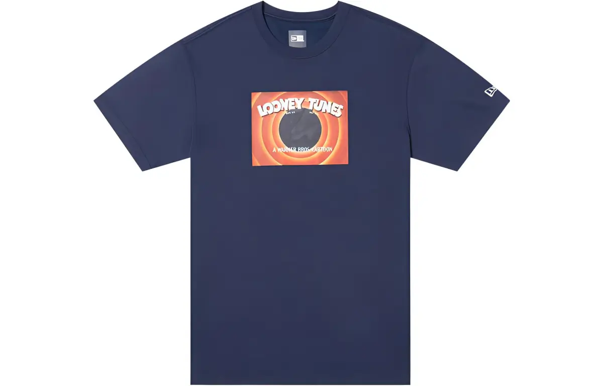 New Era T Shirt Unisex Navy Blue