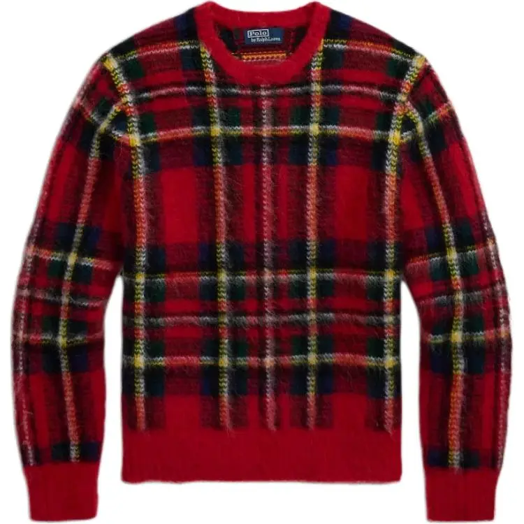 Polo Ralph Lauren FW24 Sweater Standard Men's Red Multicolor