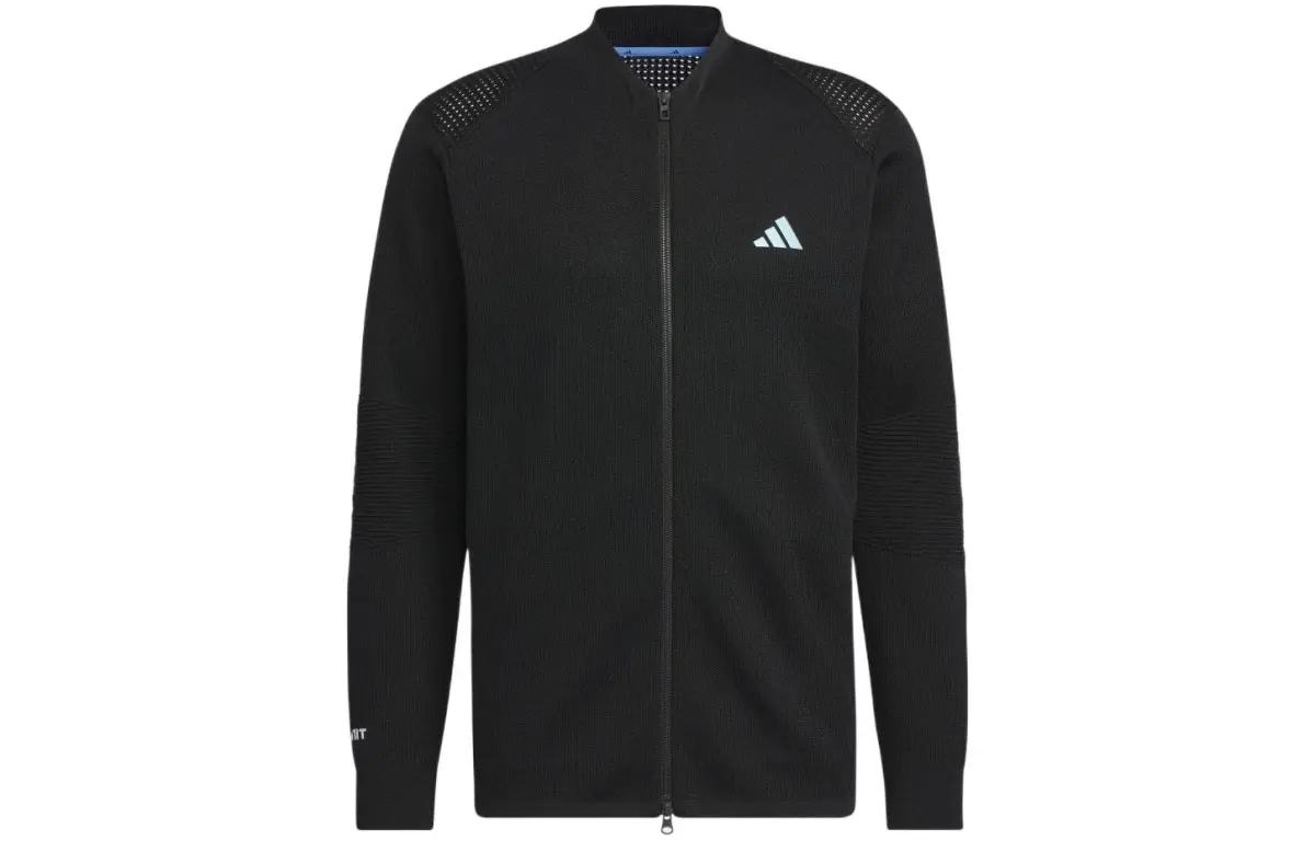 Adidas Jackets Men's Black Crew Neck Moderate Other