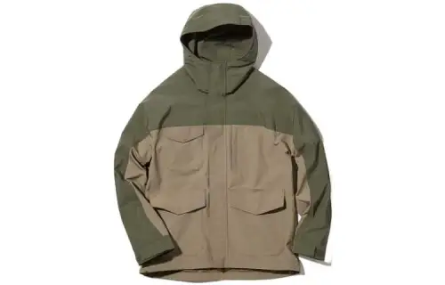 UNIQLO Jackets Unisex Green Hooded Moderate Other