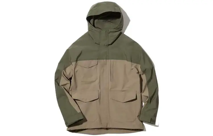 UNIQLO Jackets Unisex Green Hooded Moderate Other