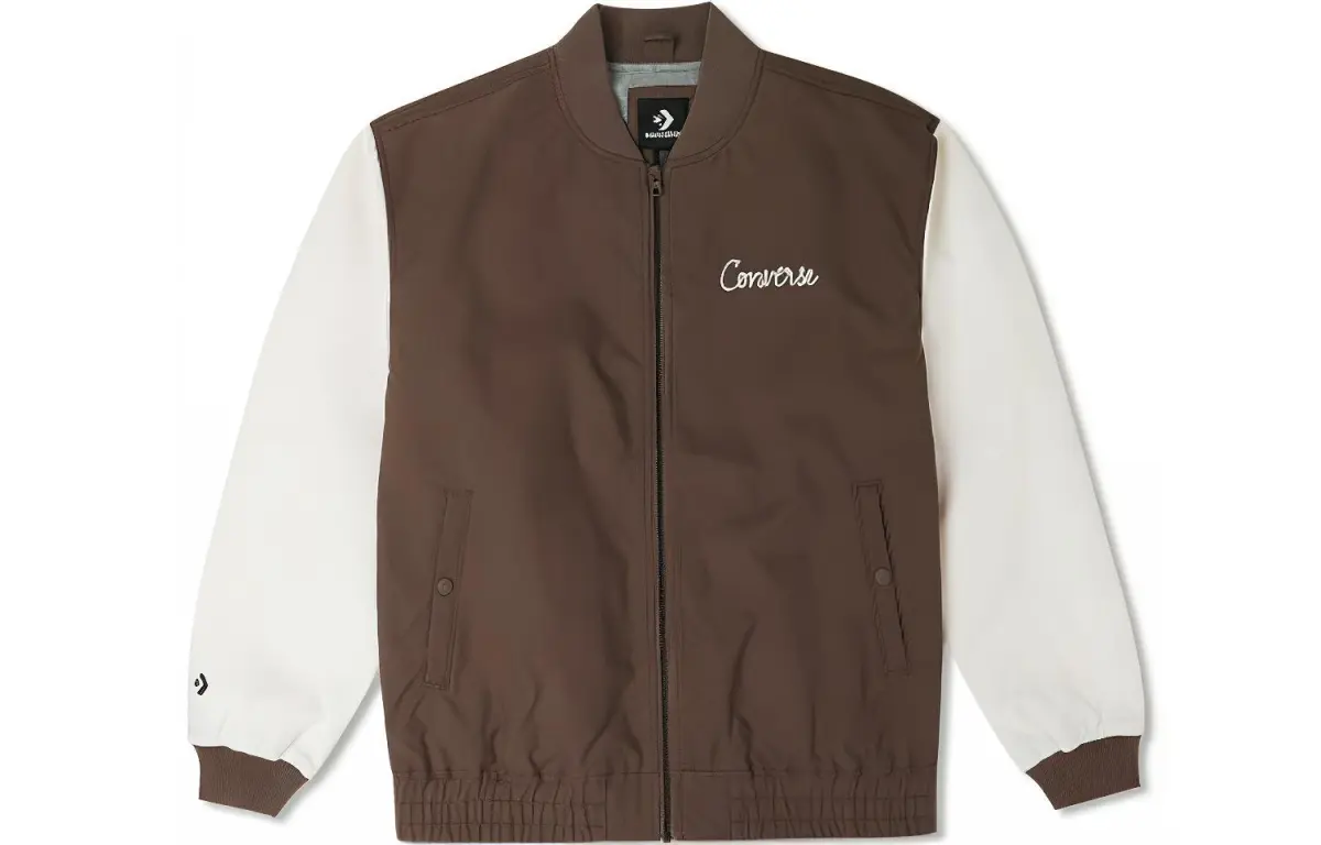 Converse Jackets Men's Umber Baseball Collar Moderate Other