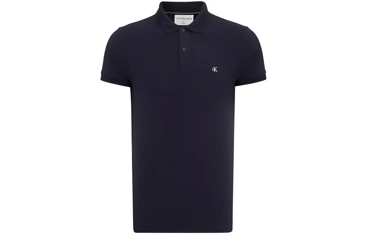 CALVIN KLEIN Polo Shirt Men's Navy Blue