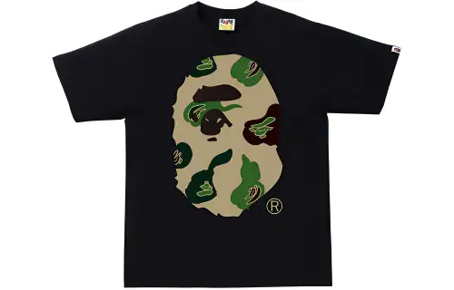 Bape Def Camo Ape Head Tee