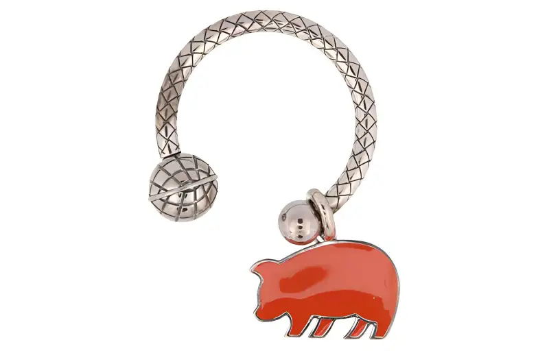 Bottega Veneta Keychains Women's Silver