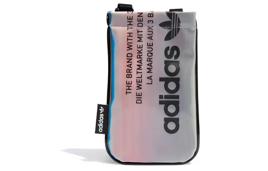 Adidas Originals Trefoil TPU Cell Phone Pouch, Shoulder Bag, Crossbody Bag Unisex Multicolor