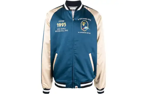A BATHING APE Bape Jackets Men's Blue Moderate
