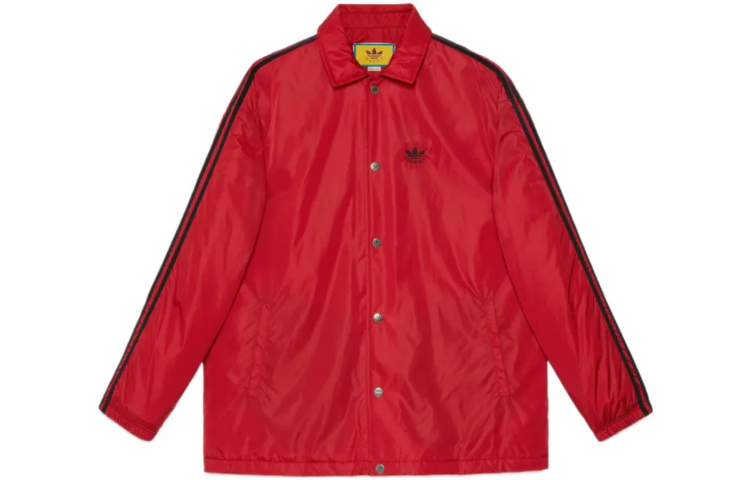 GUCCI x Adidas Originals Adidas X Gucci Collaboration Collection SS23 Jackets & Coats Men's Red