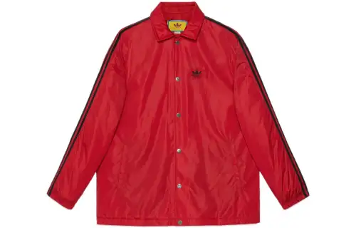 GUCCI x Adidas Originals Adidas X Gucci Collaboration Collection SS23 Jackets & Coats Men's Red