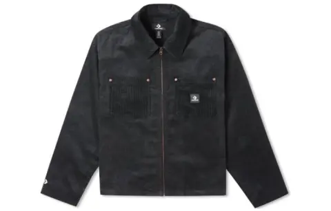 Converse Jackets Men's Black Lapel Thin Other