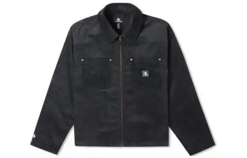 Converse Jackets Men's Black Lapel Thin