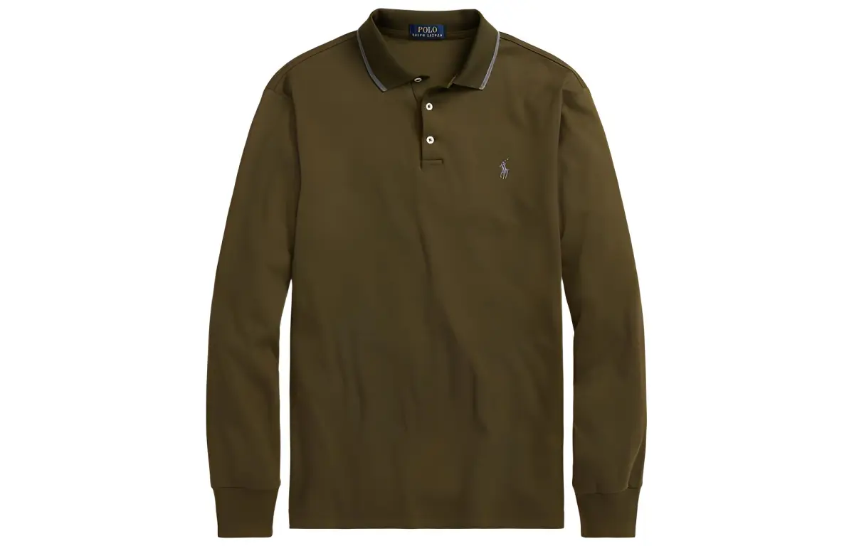 Polo Ralph Lauren FW22 Polo Shirt Custom Slim Fit Men's Green