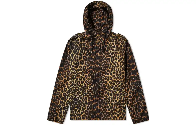 SAINT LAURENT Jackets Men's Yellow Hooded Moderate Other