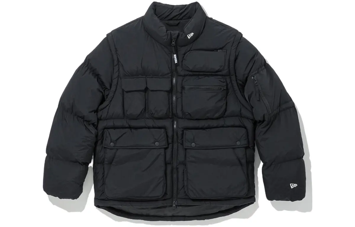 New Era FW22 Jacket Unisex Black