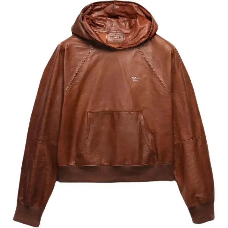 PRADA Leather Hoodie
