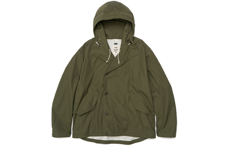 Куртка nanamica SS22 Hooded Jacket (бежевая)