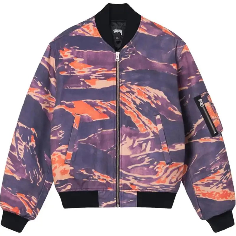 Stussy Tigris Canvas Bomber Jacket