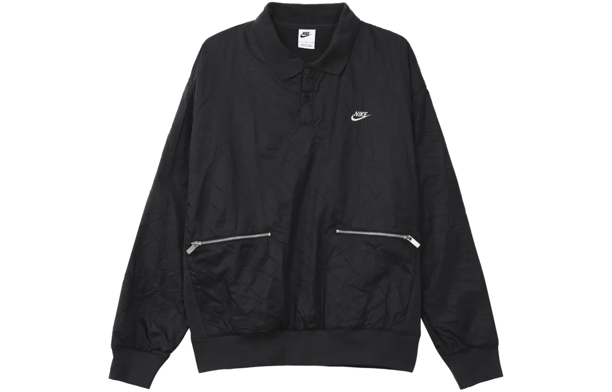 Nike Jackets Men's Black Lapel Moderate