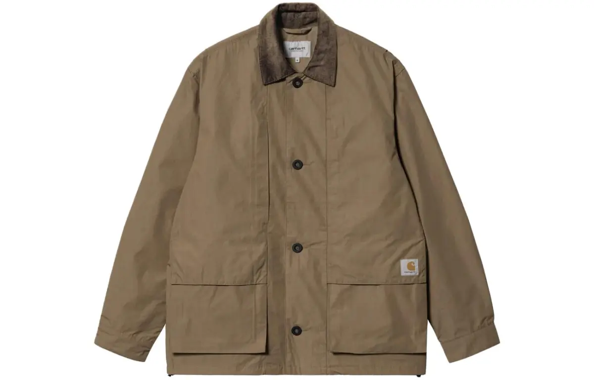 Carhartt WIP Jackets Men's Brown Lapel Moderate Other