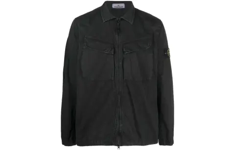 STONE ISLAND Jacket Men's Black