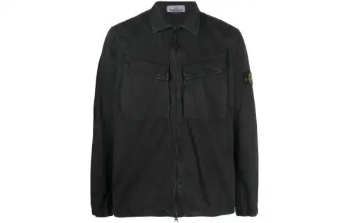 STONE ISLAND Jacket Men's Black