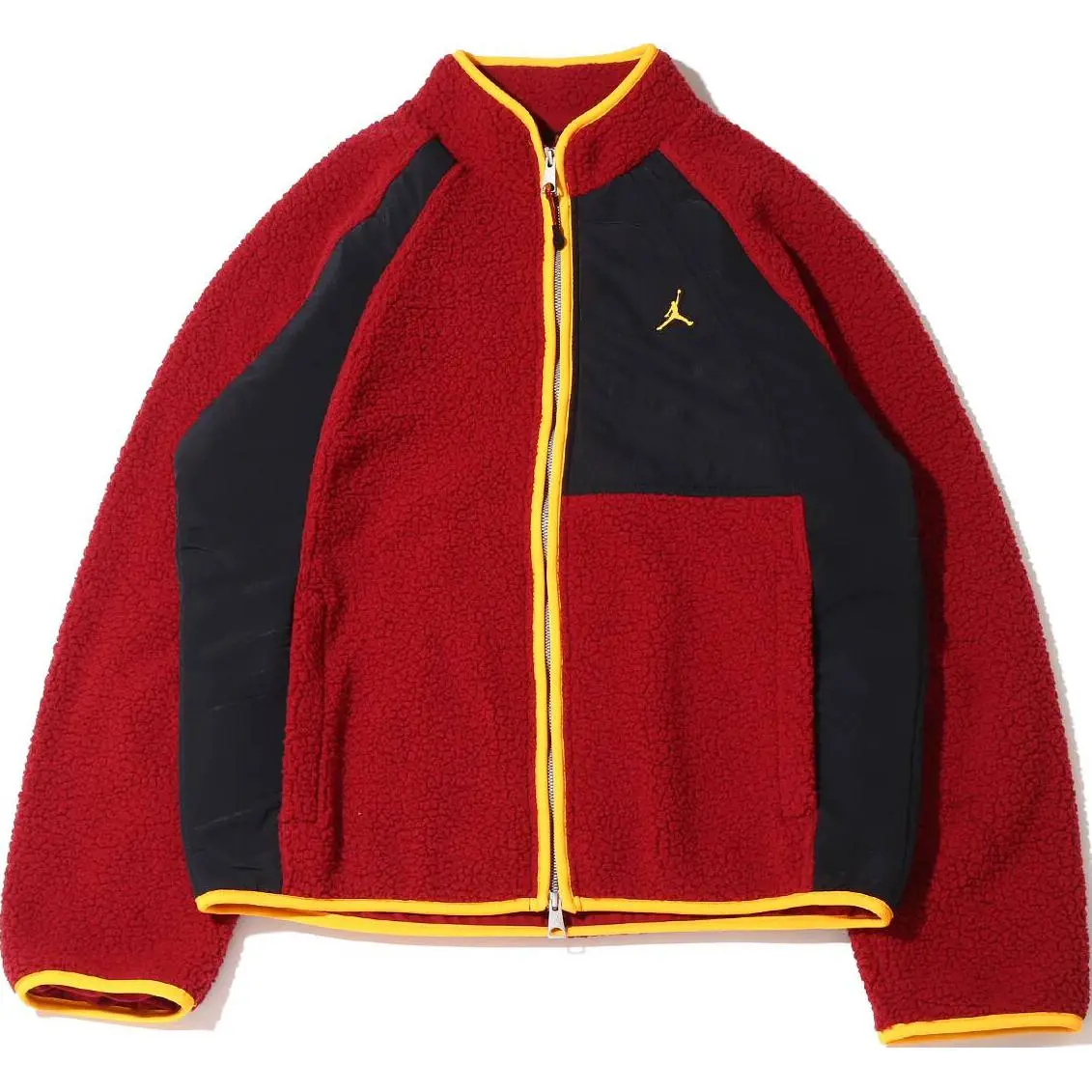Jordan ESSENTIALS Brand Logo Embroidery Logo Fleece Lined Jackets & Coats Men's Red