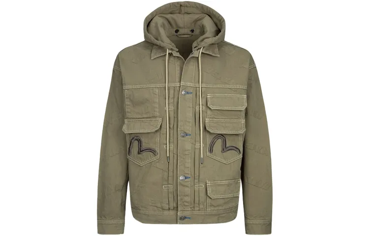 EVISU Jackets Men's Pepper Hooded Moderate Other