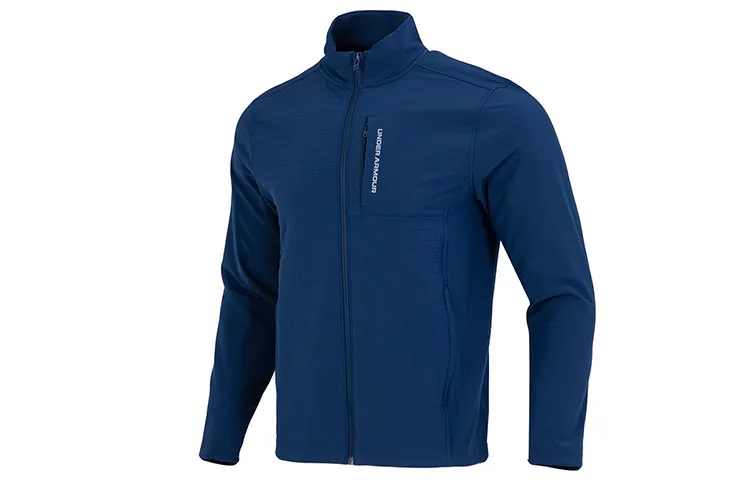 Under Armour Jackets Men's Blue Stand Collar Moderate Other