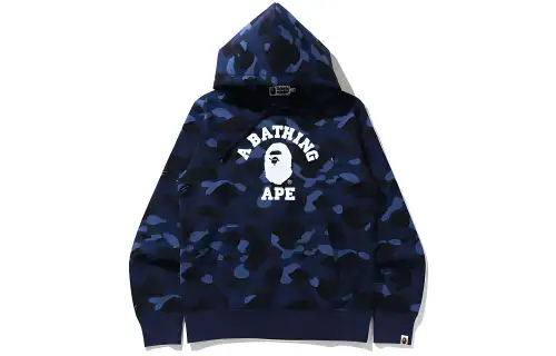 Bape Color Camo College Pullover Hoodie SS21