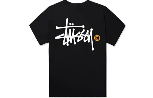 Stussy Basic Logo Tee Yellow C
