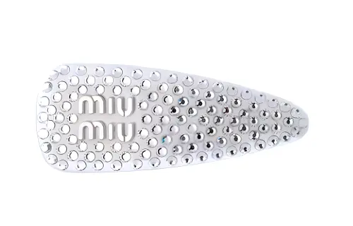 MIU MIU Hair Clips Women's Silver