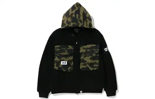 Bape Big Pocket Relaxed Fit Boa Jacket