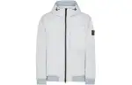 STONE ISLAND Jackets Men's Pearl Gray Hooded Moderate Other