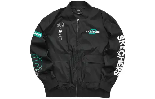 Skechers Jackets Unisex Baseball Collar Moderate Pilot