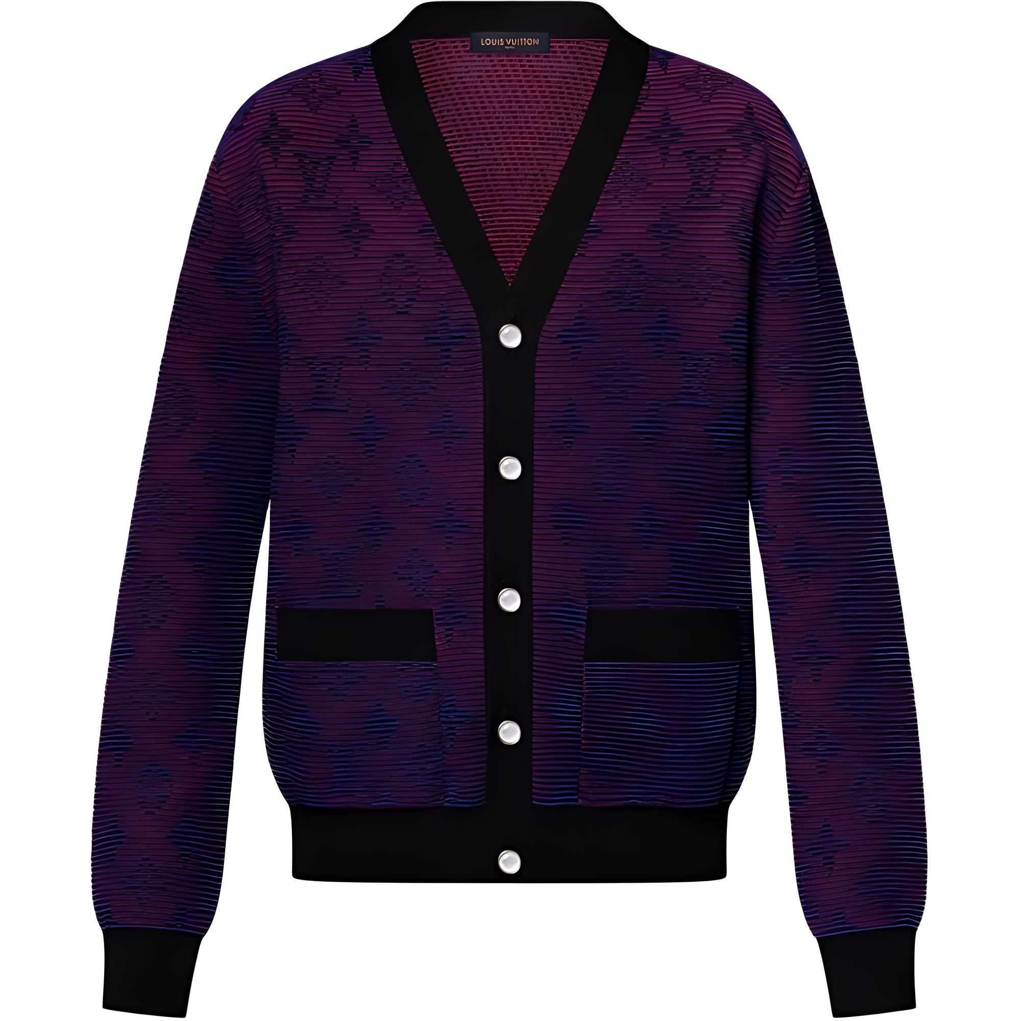 Мужской кофта Louis Vuitton SS25 (фиолетовый)